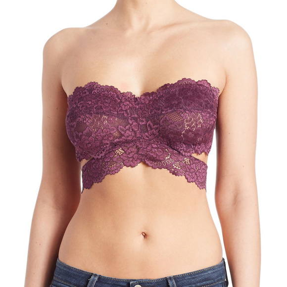 33. 🆕 Free People Deep In the Dark Bandeau Bra - Picture 2 of 10